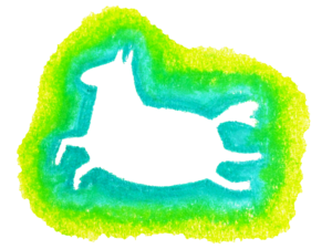 Bluehorse Sticker 300x225